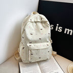 Dog Print Backpack with Padded Straps, 15" x 11" x 5"