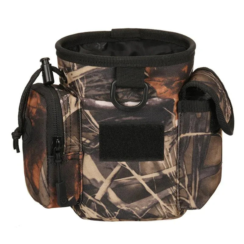 Dog Treat Pouch with Zippered Compartments for Walks and Training