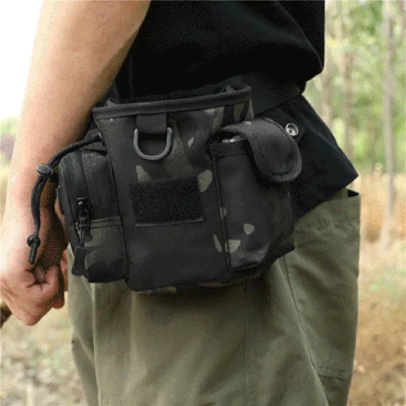 Dog Treat Pouch with Zippered Compartments for Walks and Training