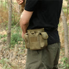 Dog Treat Pouch with Zippered Compartments for Walks and Training