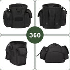 Dog Treat Pouch with Zippered Compartments for Walks and Training
