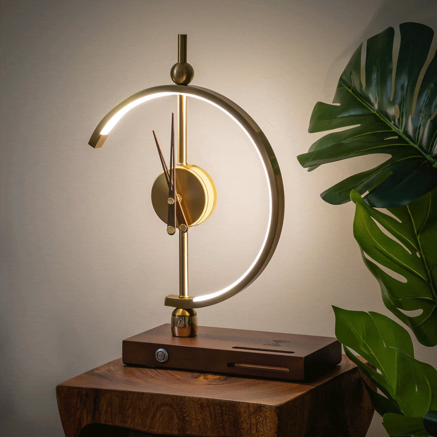 Dorella Clock Lamp (Wireless Charging)-Welvere