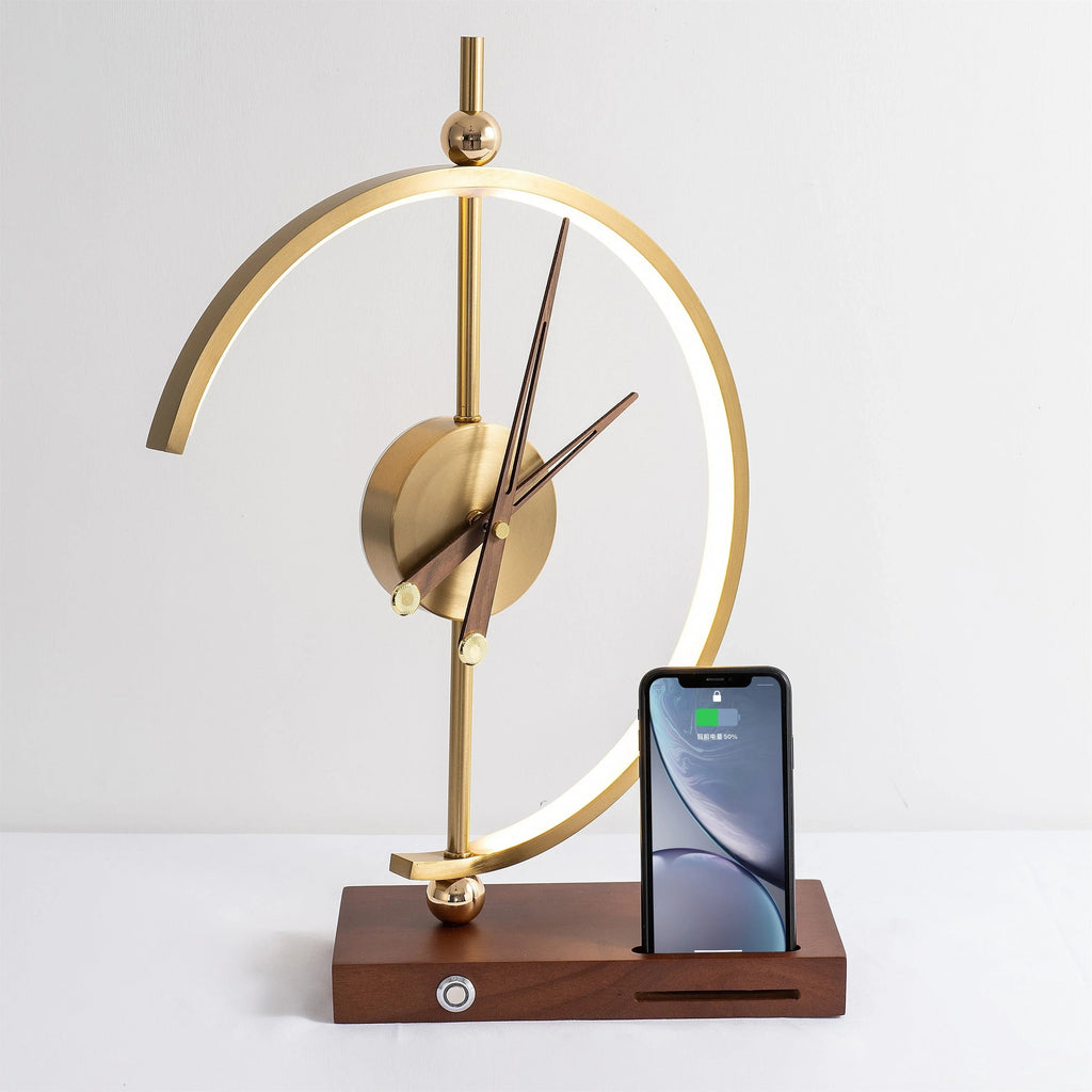 Dorella Clock Lamp (Wireless Charging)-Welvere