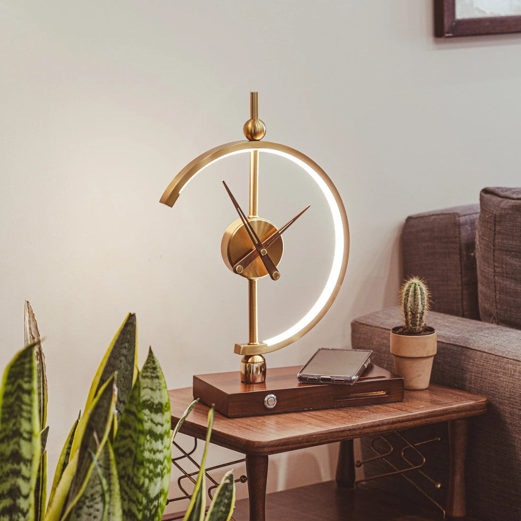 Dorella Clock Lamp (Wireless Charging)-Welvere