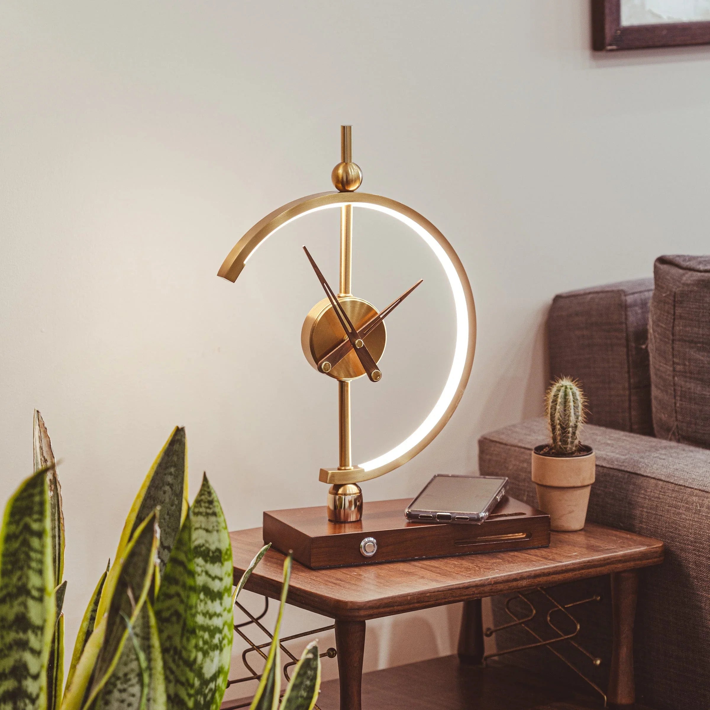 Dorella Clock Lamp (Wireless Charging)-Welvere