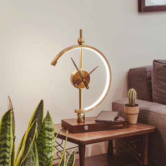 Dorella Clock Lamp (Wireless Charging)-Welvere
