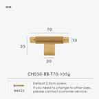 Doria Knurled Cabinet Knobs-Welvere