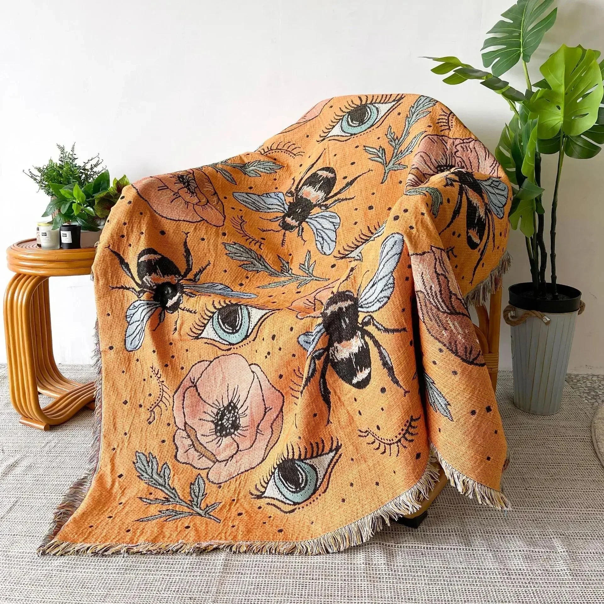 Dorisse Blossom Throw Blanket-Welvere