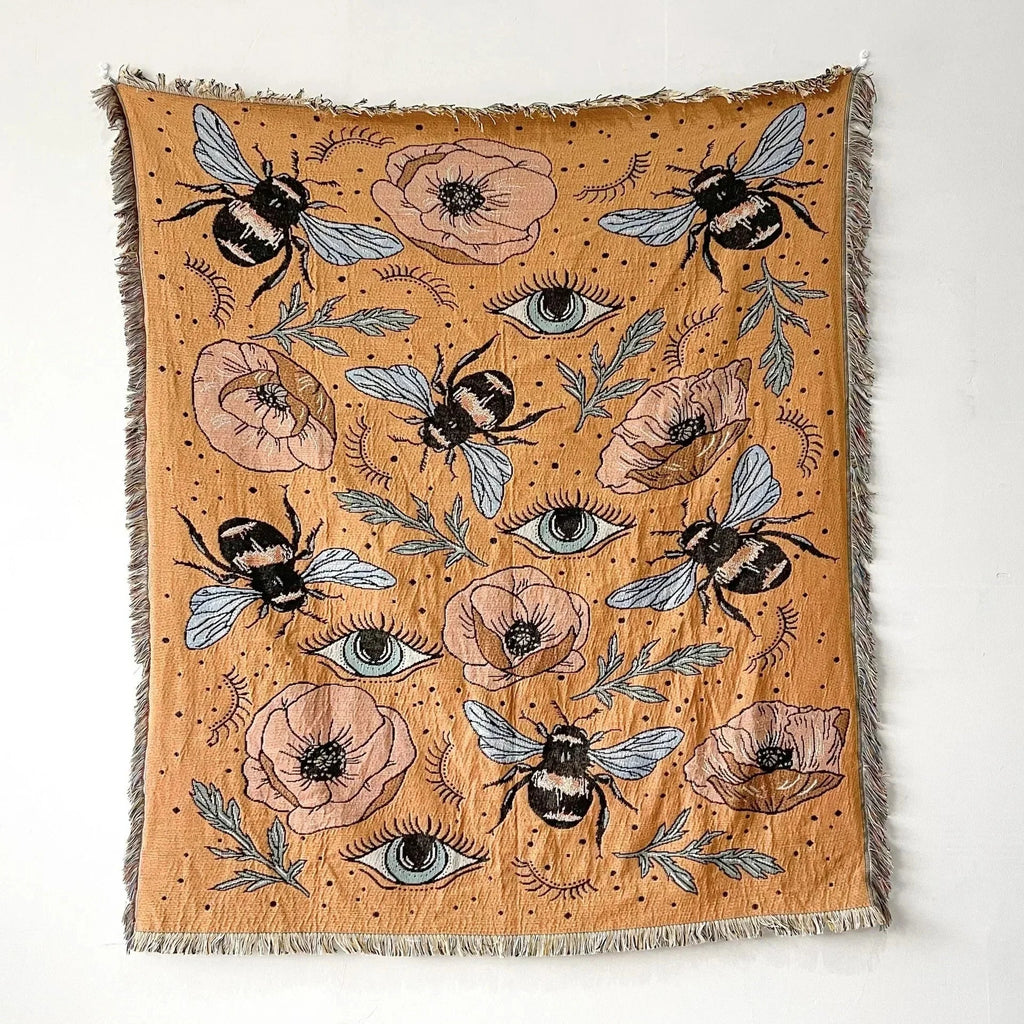 Dorisse Blossom Throw Blanket-Welvere