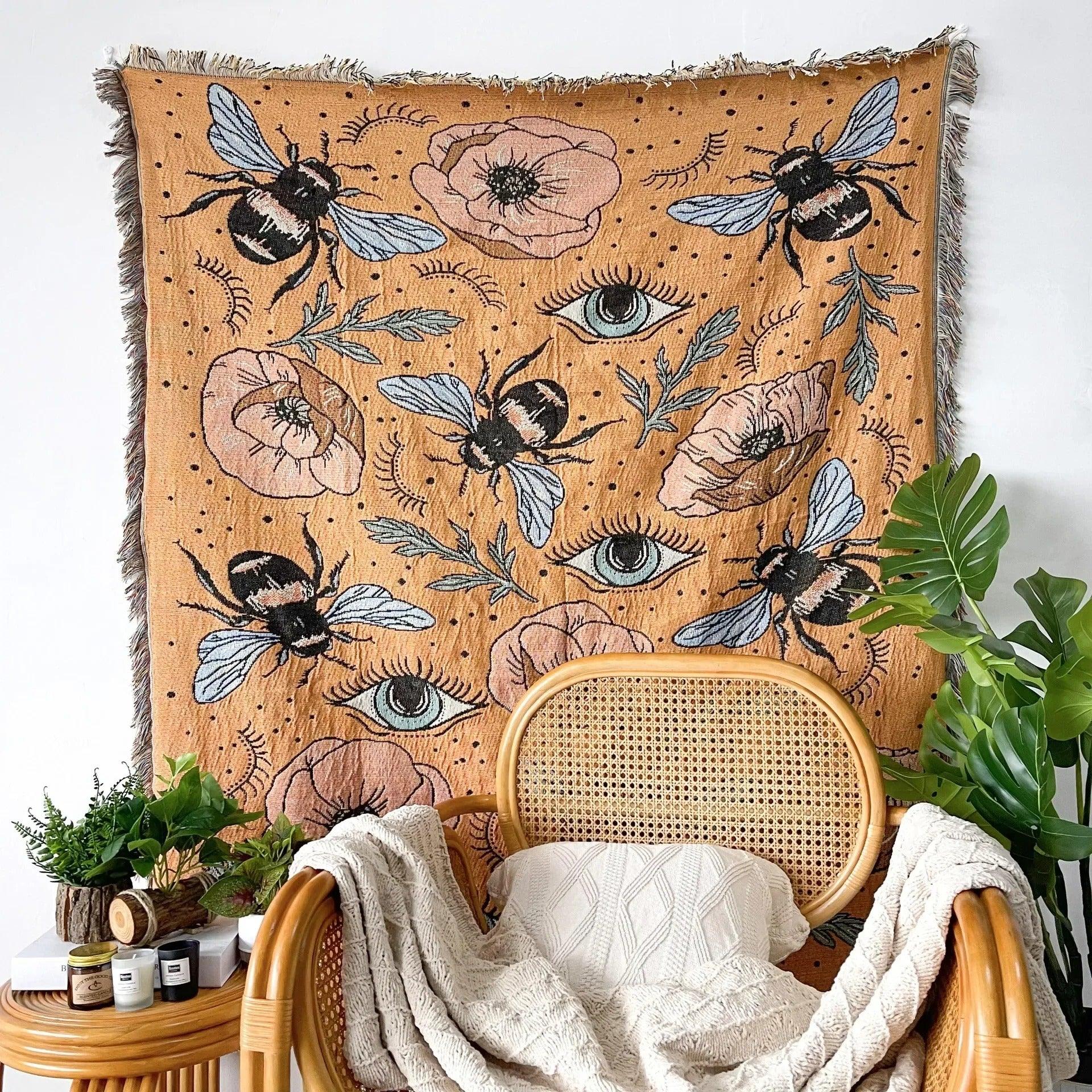 Dorisse Blossom Throw Blanket-Welvere
