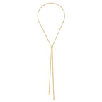 Double-Layered Heart Pendant Necklace with Two-Tone Finish