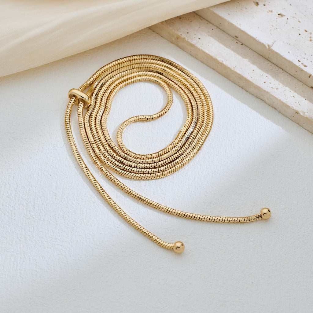 Double-Layered Heart Pendant Necklace with Two-Tone Finish