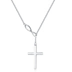 Double-Layered Heart Pendant Necklace with Two-Tone Finish