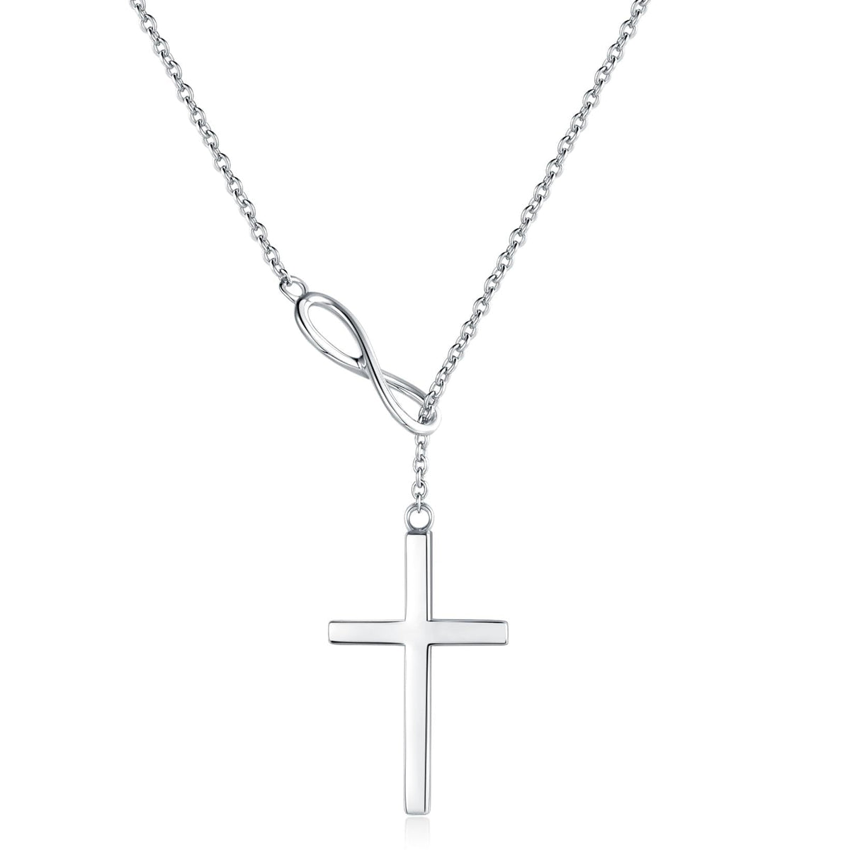 Double-Layered Heart Pendant Necklace with Two-Tone Finish