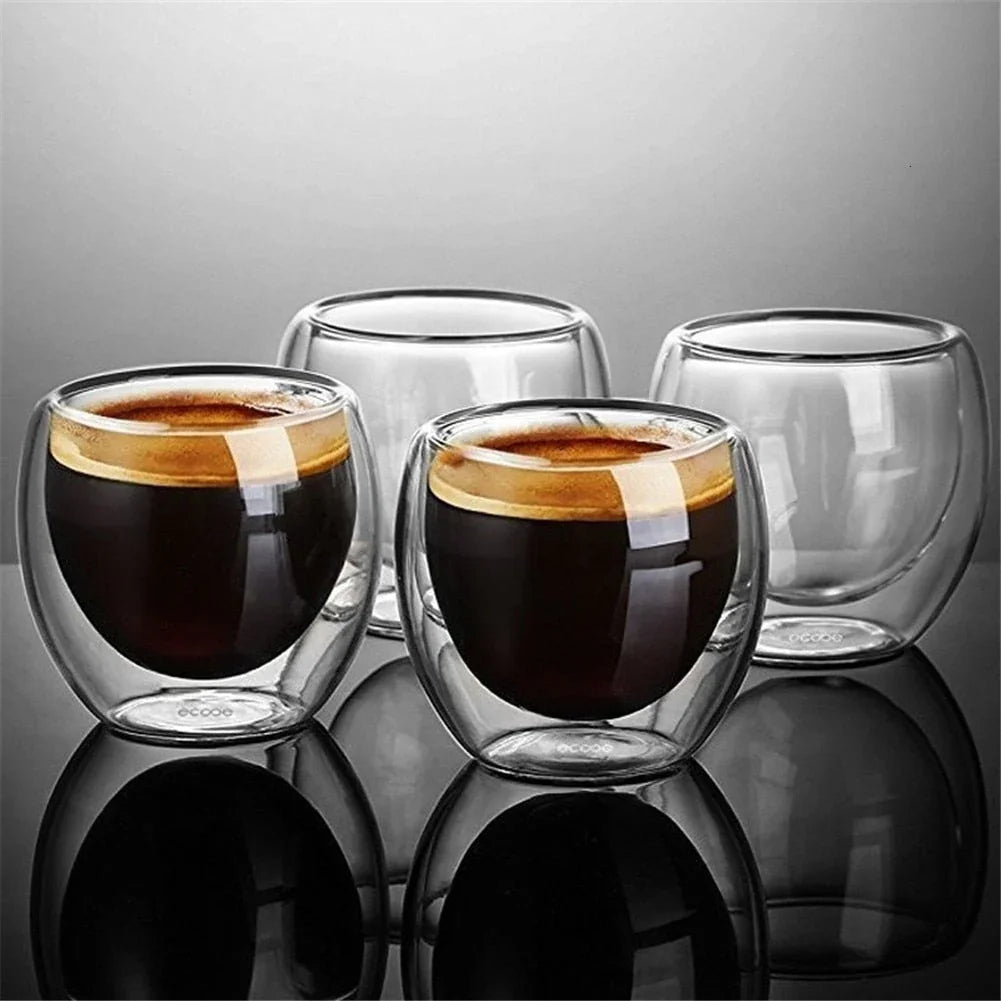 Double-livine Glass Espresso Cup-Welvere