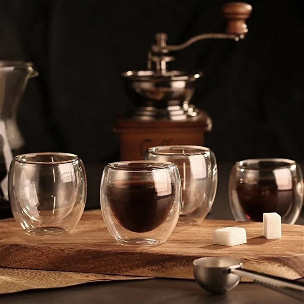 Double-livine Glass Espresso Cup-Welvere