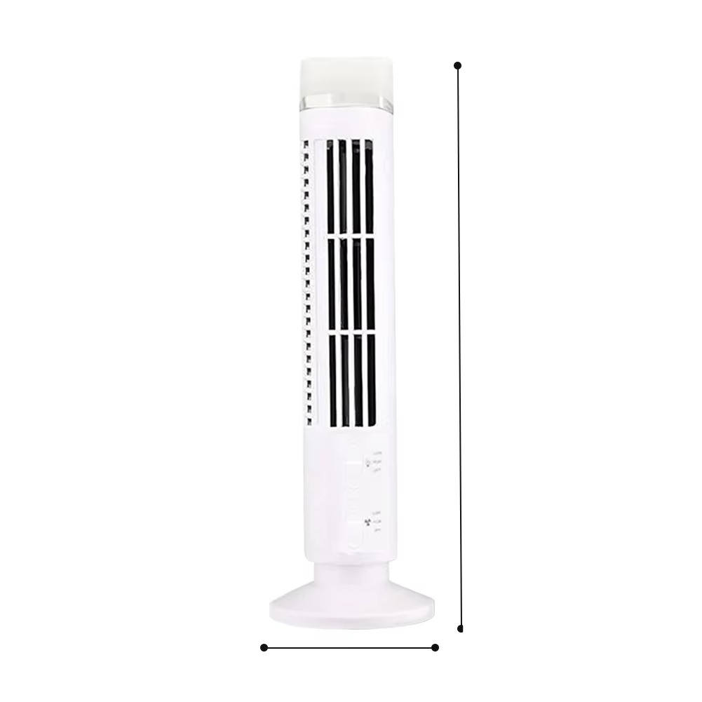 Compact Bladeless Tower Fan - 33 cm, High-Quality Plastic, view 9