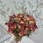 Dried Floral Rose Bouquet with Botanical Fillers