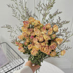 Dried Floral Rose Bouquet with Botanical Fillers