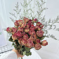 Dried Floral Rose Bouquet with Botanical Fillers