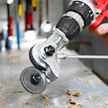 Heavy-Duty Metal Cutting Adapter for Drill - Fits Steel, Aluminium Sheets