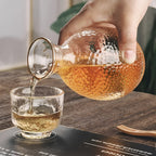 Japanese Glass Sake and Whisky Set - Thick Durable Glass, Dishwasher Safe, view 4