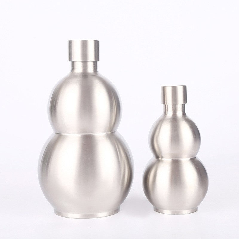 Women's Stainless Steel Water Bottle - Trendy Leather Strap, Durable