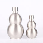 Women's Stainless Steel Water Bottle - Trendy Leather Strap, Durable