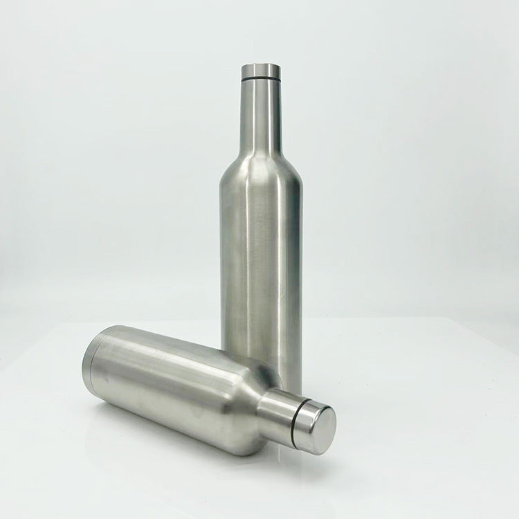 Unisex Stainless Steel Water Bottle - Multiple Sizes, view 2