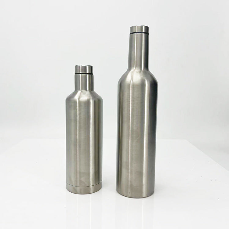 Unisex Stainless Steel Water Bottle - Multiple Sizes