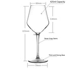 Transparent Unbreakable Silicone Wine Glasses - Food-Grade, BPA Free, view 4