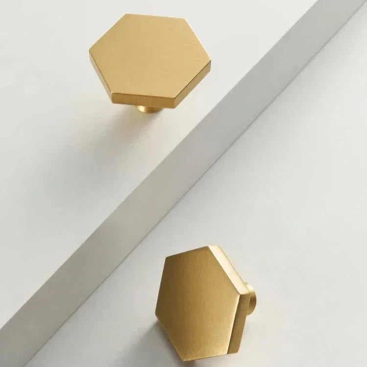 Eila Hexagon Cabinet Knobs-Welvere