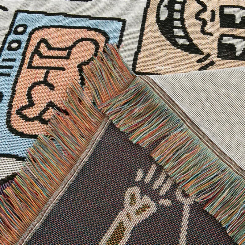 Eilen Woven Throw Blanket-Welvere