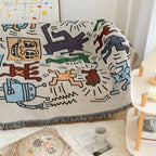 Eilen Woven Throw Blanket-Welvere
