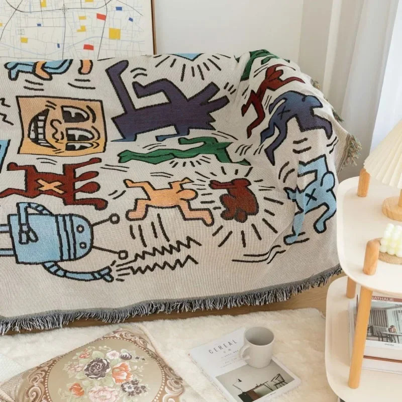 Eilen Woven Throw Blanket-Welvere