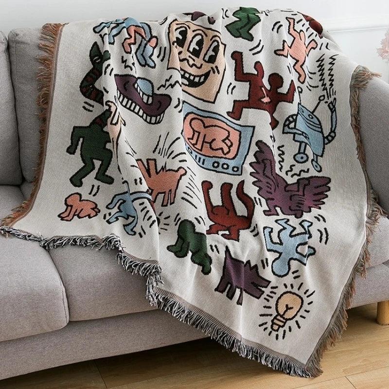 Eilen Woven Throw Blanket-Welvere