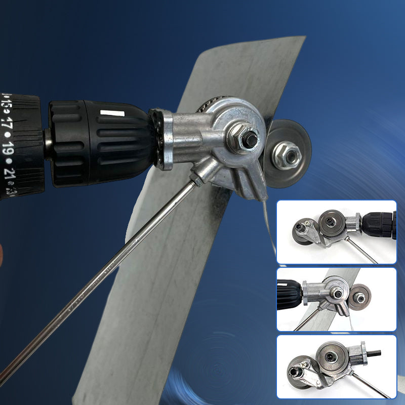 Electric Drill Sheet Metal Nibbler Attachment, Metal, 5 × 25 × 10 cm