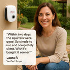 Electric Ultrasonic Squirrel Deterrent for Gardens and Yards