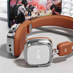 Retro Style Bluetooth Wireless Headphones - 40mm Drivers, Foldable Design, view 2
