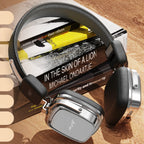 Retro Style Bluetooth Wireless Headphones - 40mm Drivers, Foldable Design, view 4