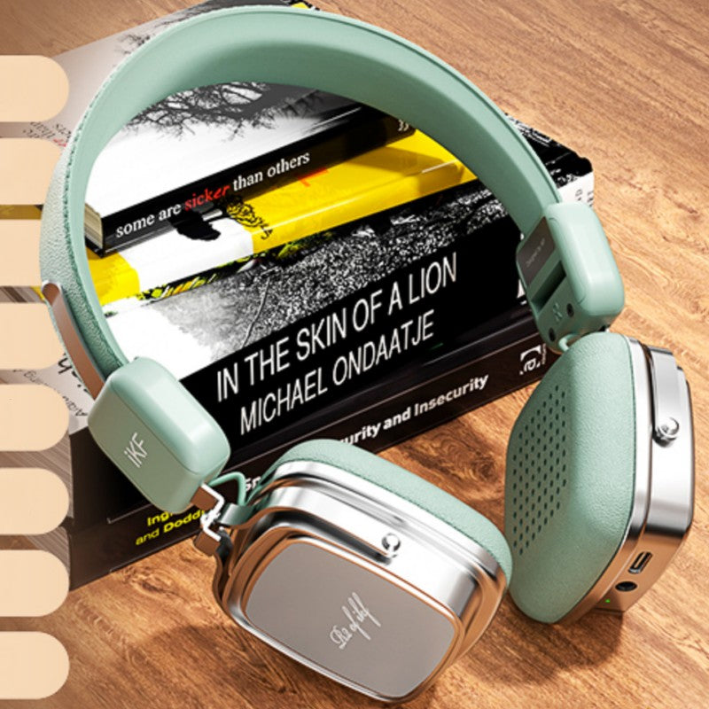Retro Style Bluetooth Wireless Headphones - 40mm Drivers, Foldable Design, view 5