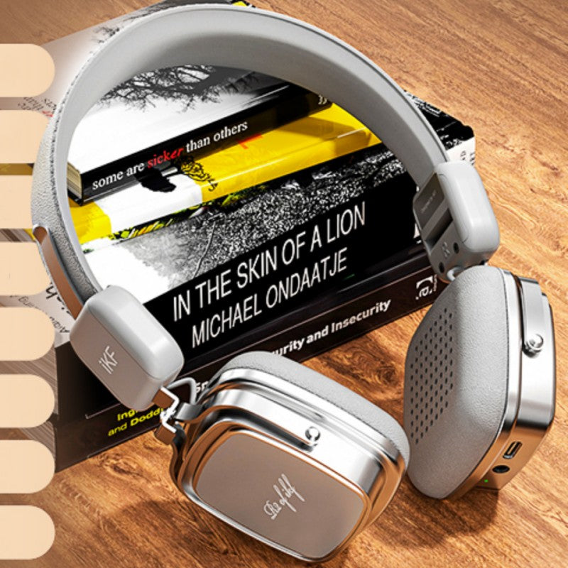 Retro Style Bluetooth Wireless Headphones - 40mm Drivers, Foldable Design, view 6