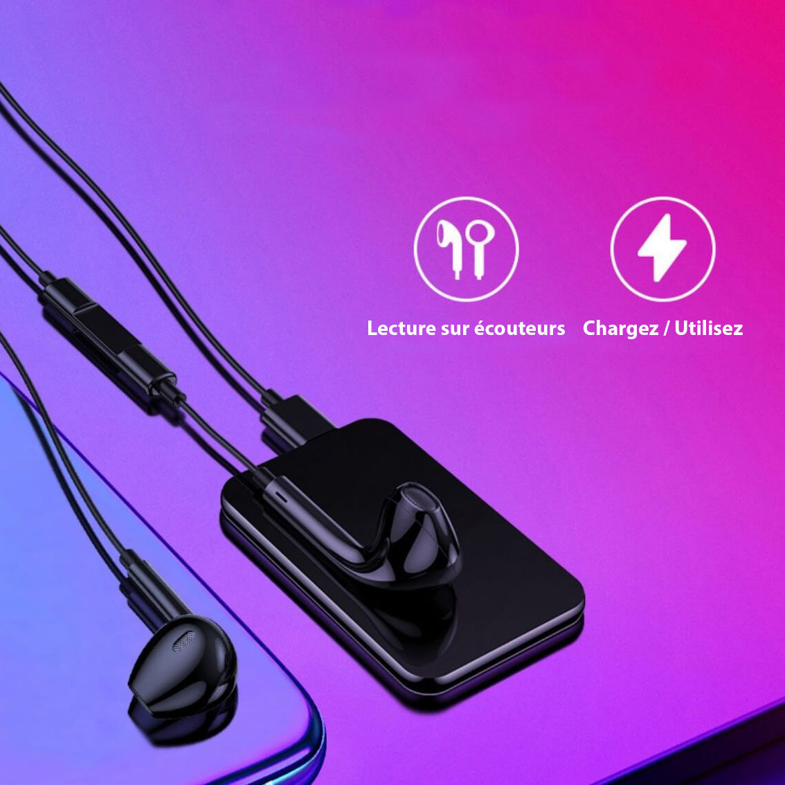 UltraThin Mini Audio Recorder - 8GB, 50 Hour Battery, Noise Cancellation, view 3