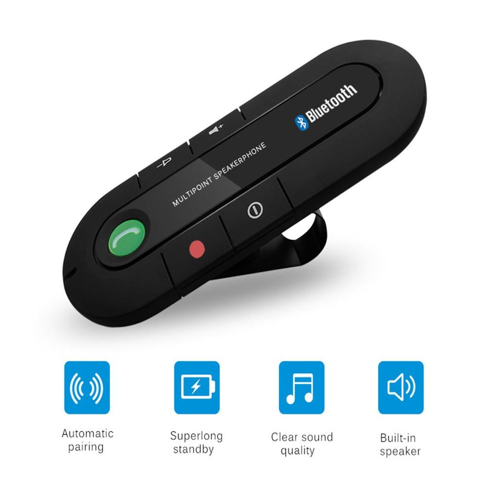 Bluetooth Hands-free Car Speaker for Driving - 650mAh Battery, Bluetooth V4.1, view 5