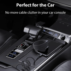 Magnetic Anti-Tangle Charging Cable - Type C & Lightning, 3.3ft Braided, view 8