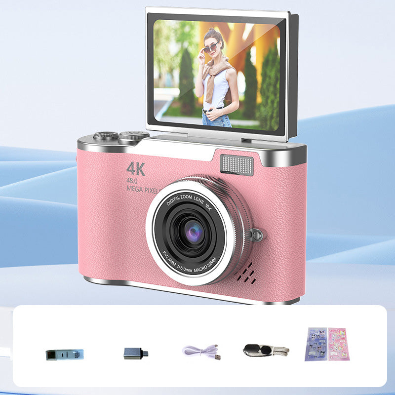 4K HD Flip-Screen Digital Camera - 2.4-Inch Screen, 8X Zoom, ABS Body, view 14