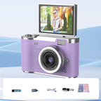 4K HD Flip-Screen Digital Camera - 2.4-Inch Screen, 8X Zoom, ABS Body, view 17
