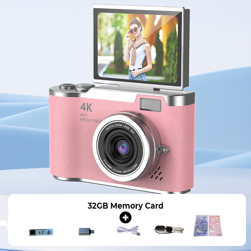 4K HD Flip-Screen Digital Camera - 2.4-Inch Screen, 8X Zoom, ABS Body, view 19