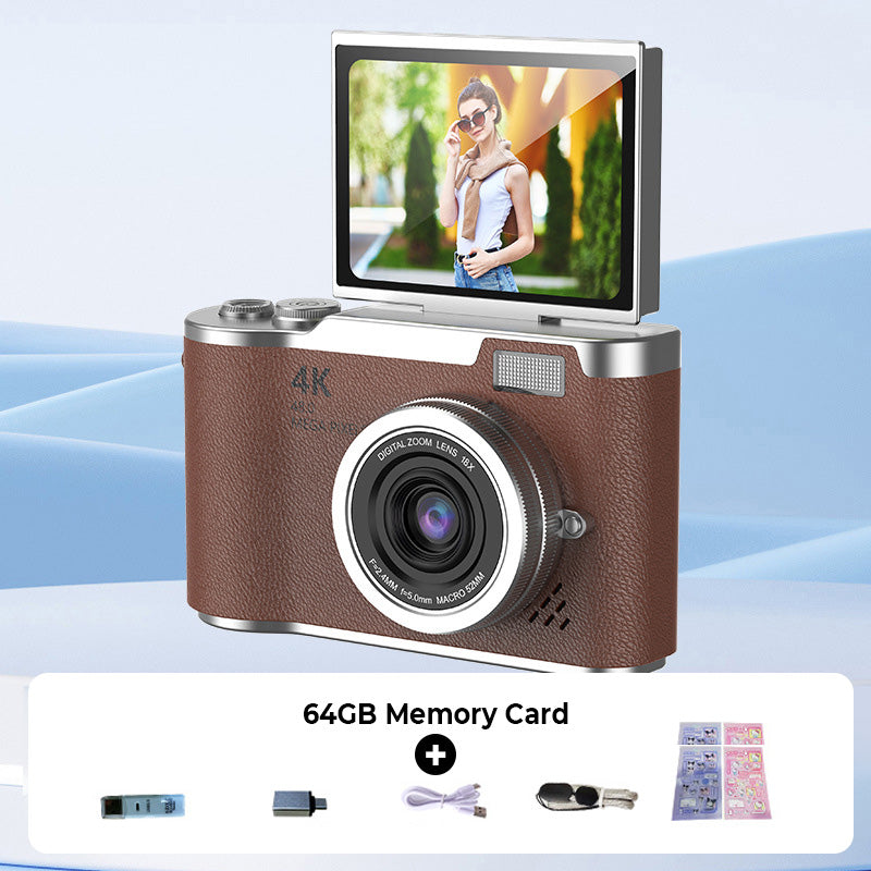 4K HD Flip-Screen Digital Camera - 2.4-Inch Screen, 8X Zoom, ABS Body, view 29