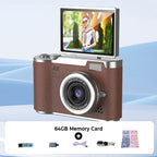 4K HD Flip-Screen Digital Camera - 2.4-Inch Screen, 8X Zoom, ABS Body, view 29